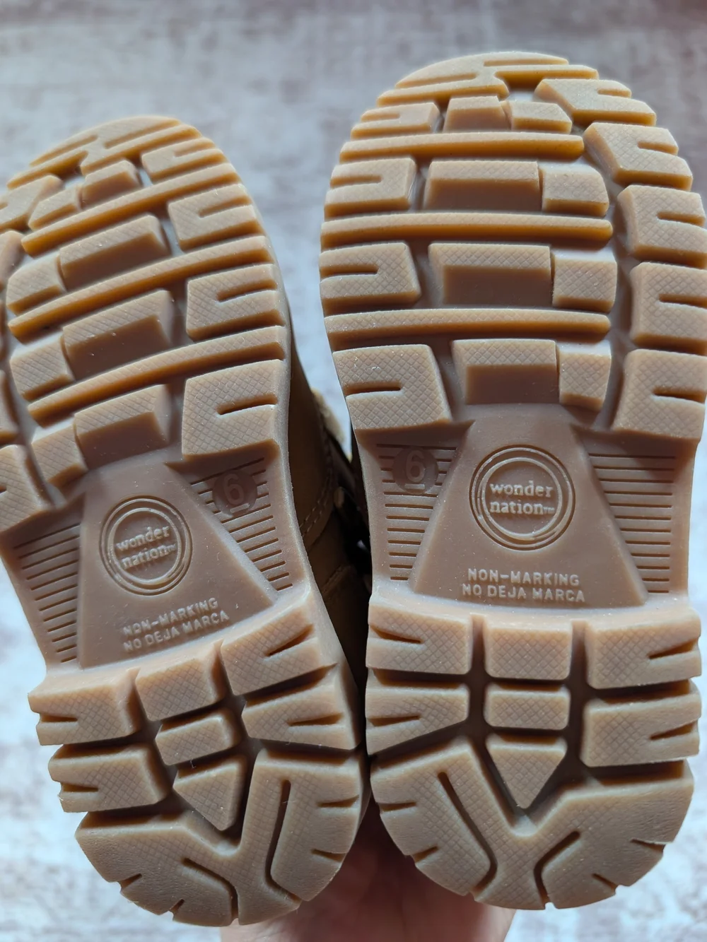 wander nation Tan Double-Strap Kids Ankle Boots